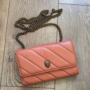 New Kurt Geiger Coral Quilted Crossbody Bag